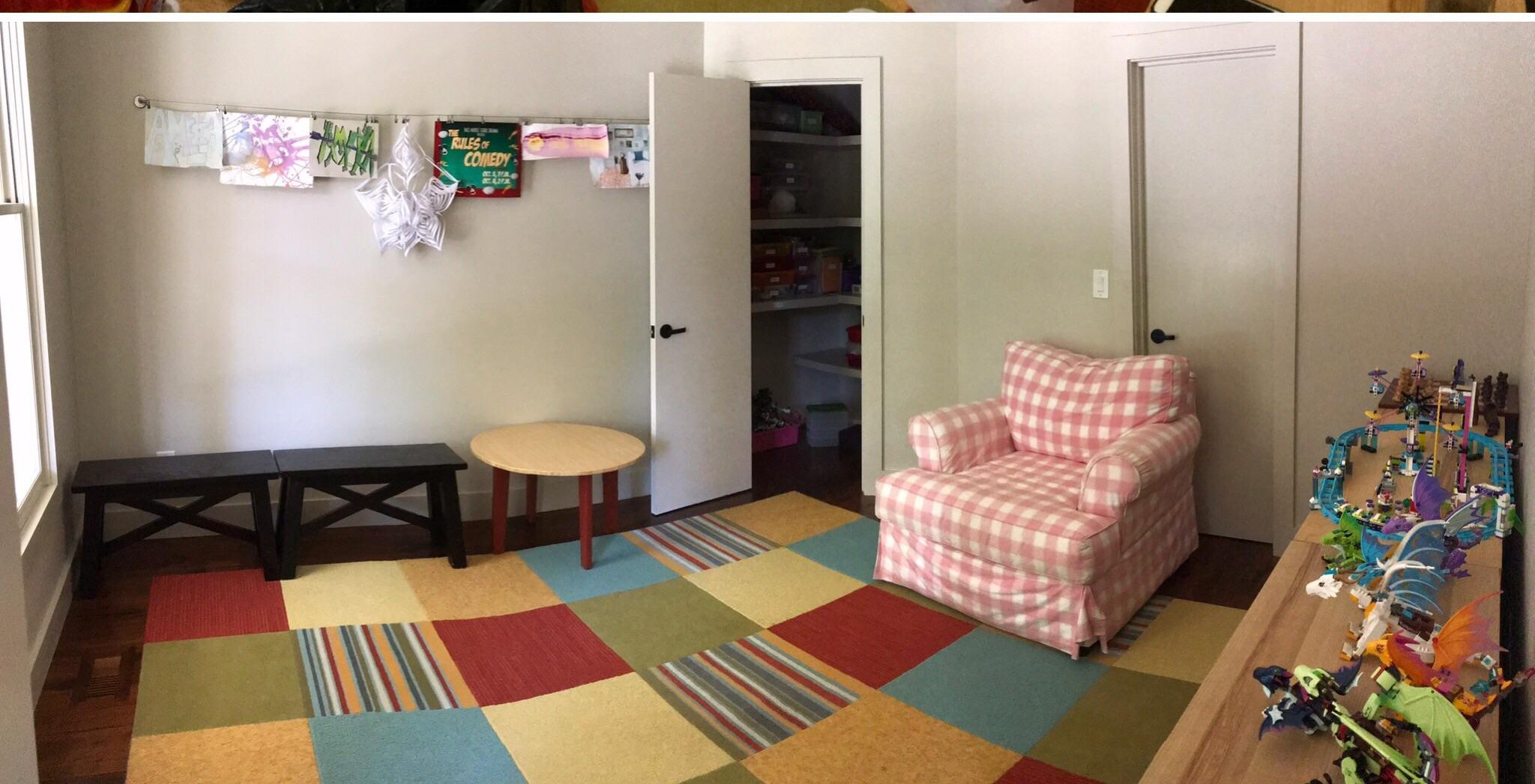 The same room after cleaning